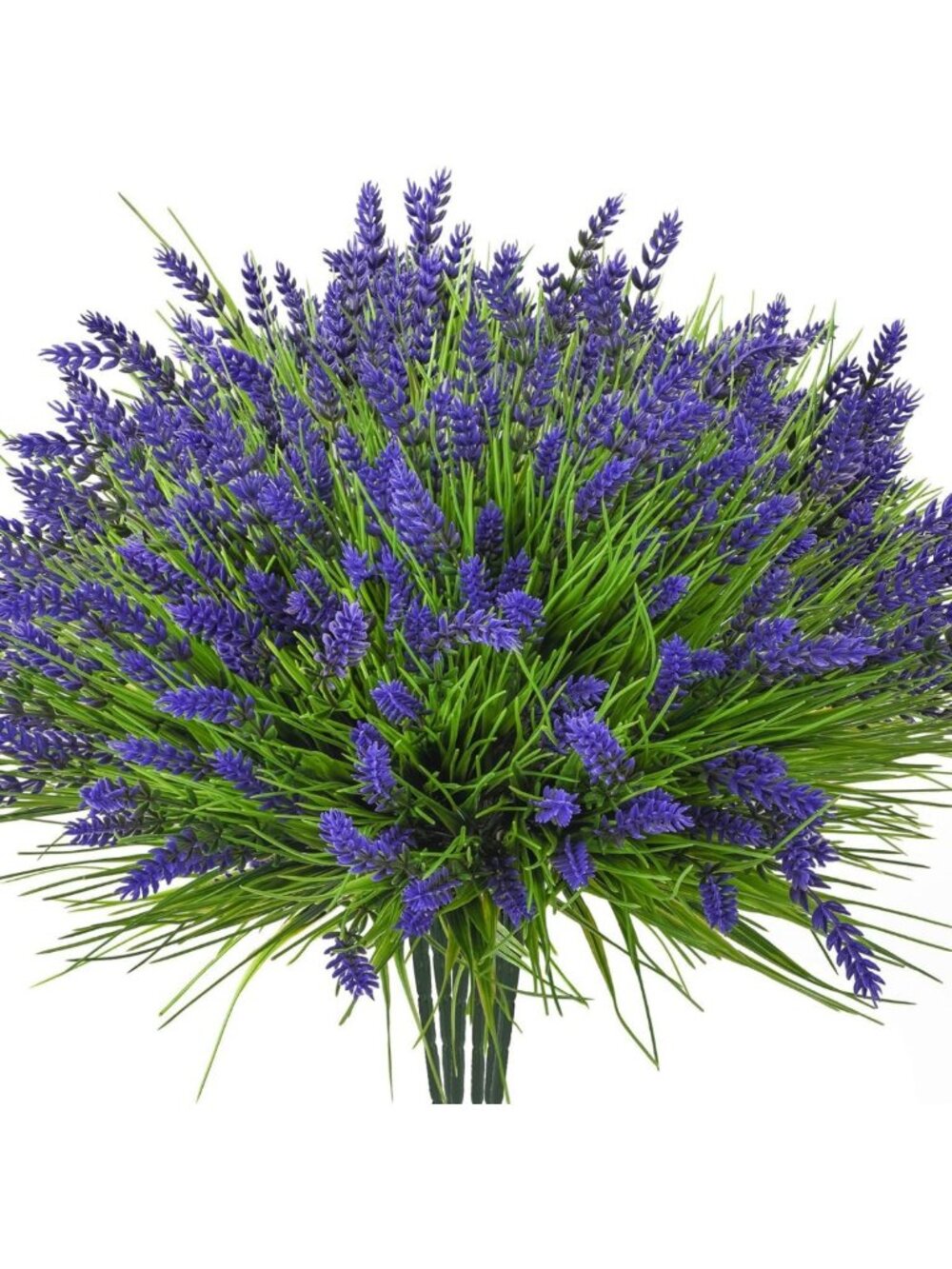 20PCS UV Resistant Lavender Artificial Flowers - Faux Plants for Outdoor Garden